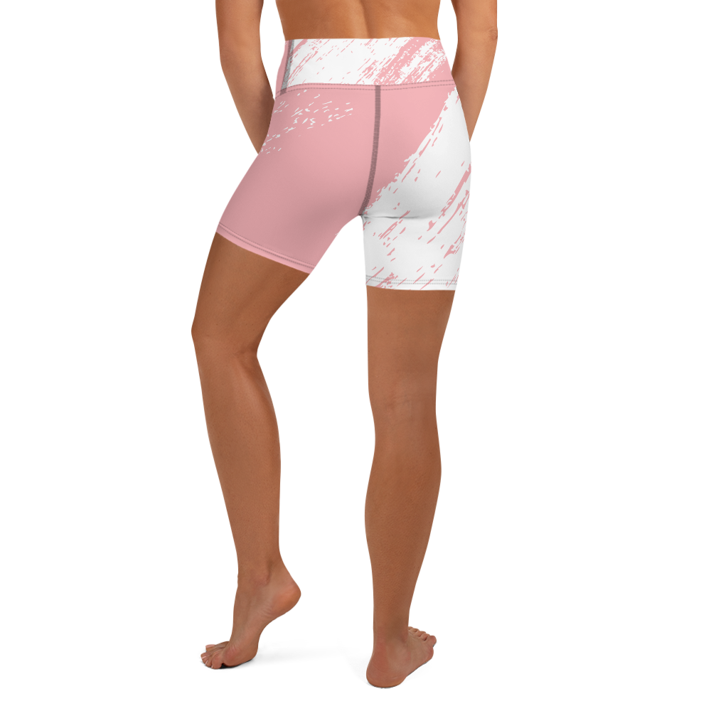 Women's Pink Yoga Shorts