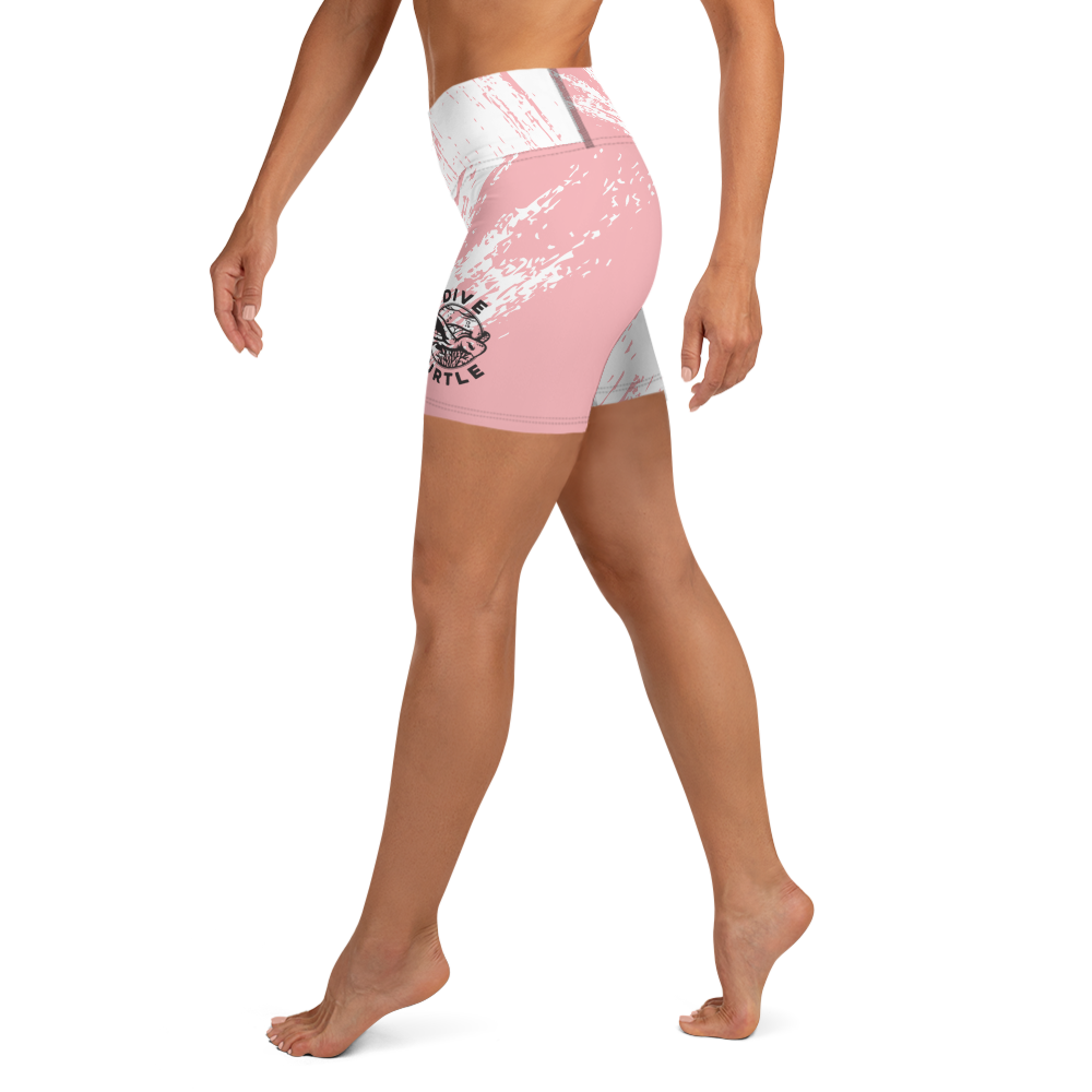 Women's Pink Yoga Shorts