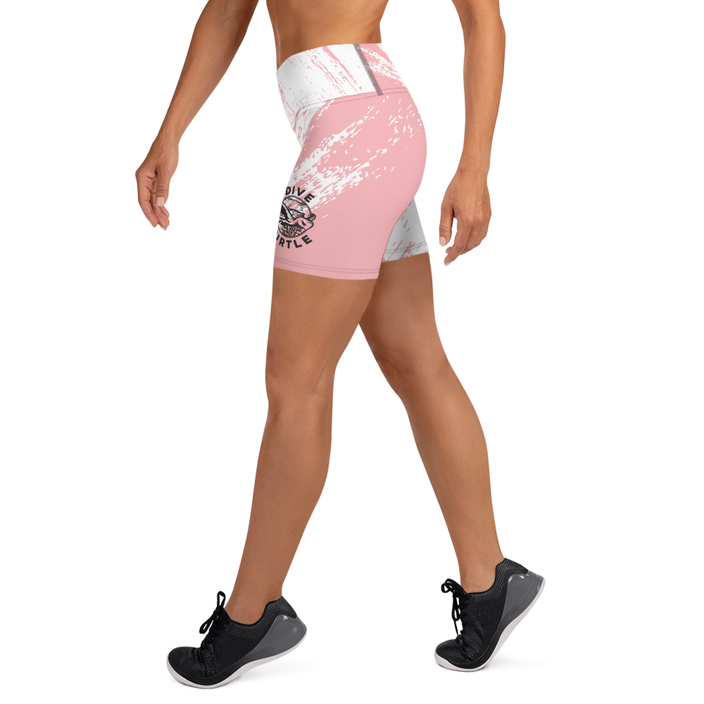 Women's Pink Yoga Shorts