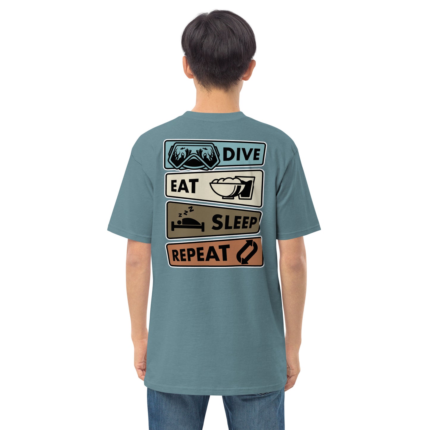Men’s Dive, Eat, Sleep, Repeat Tee