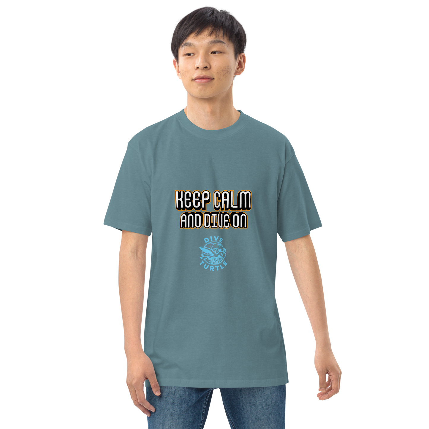 Men's Keep Calm and Dive On Tee