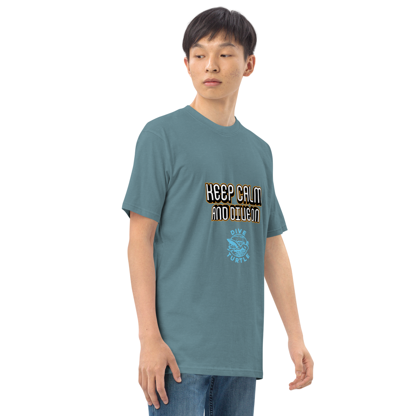 Men's Keep Calm and Dive On Tee