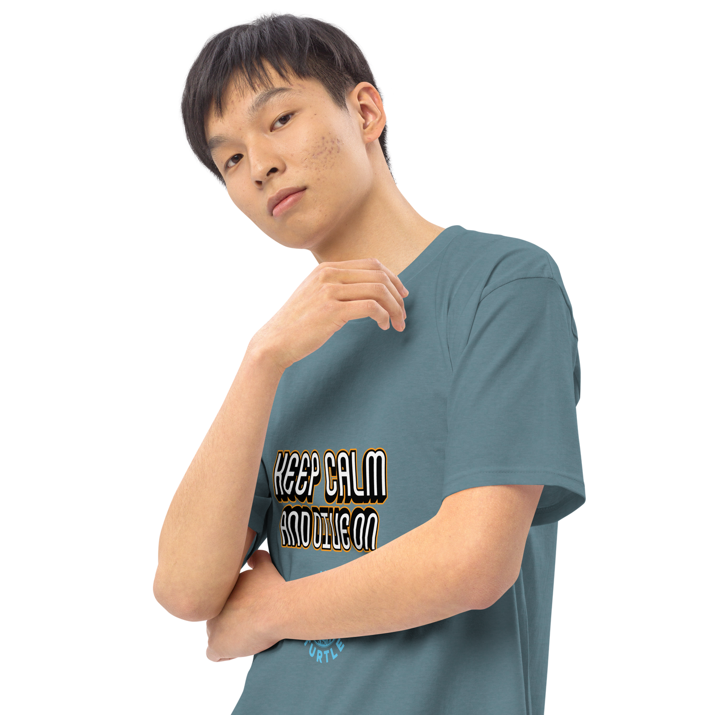 Men's Keep Calm and Dive On Tee