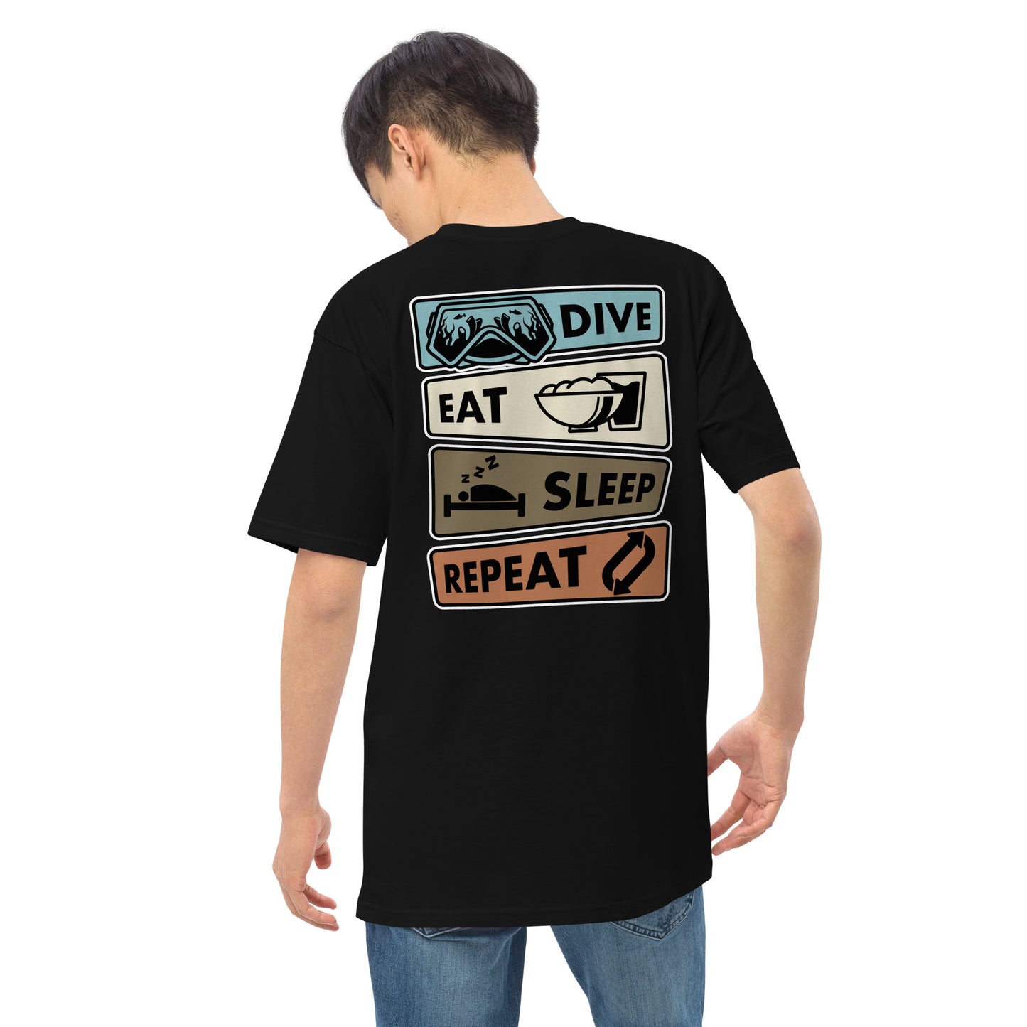 Men’s Dive, Eat, Sleep, Repeat Tee