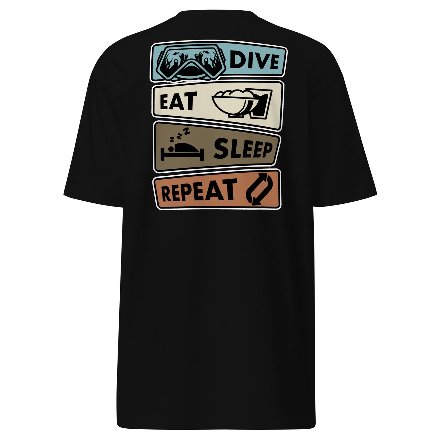 Men’s Dive, Eat, Sleep, Repeat Tee