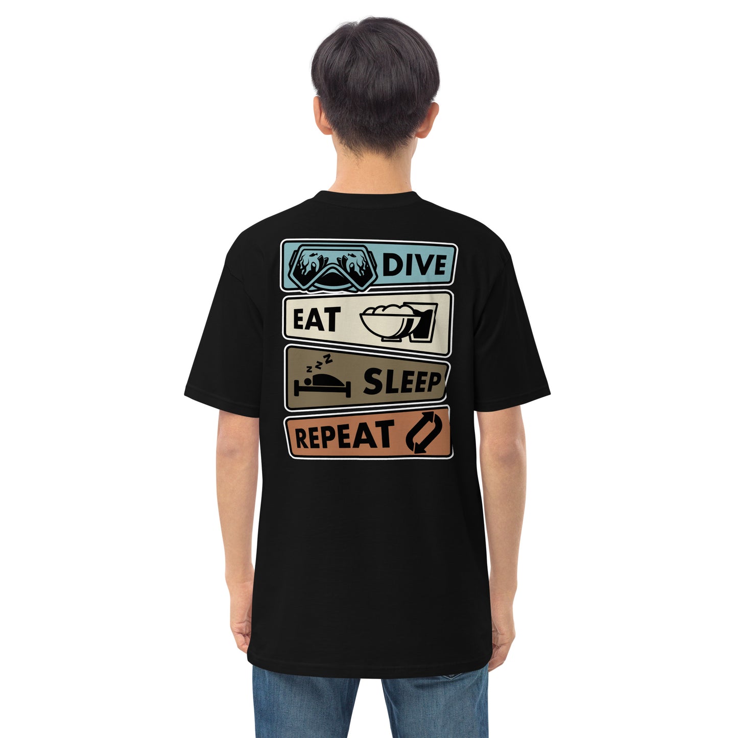 Men’s Dive, Eat, Sleep, Repeat Tee