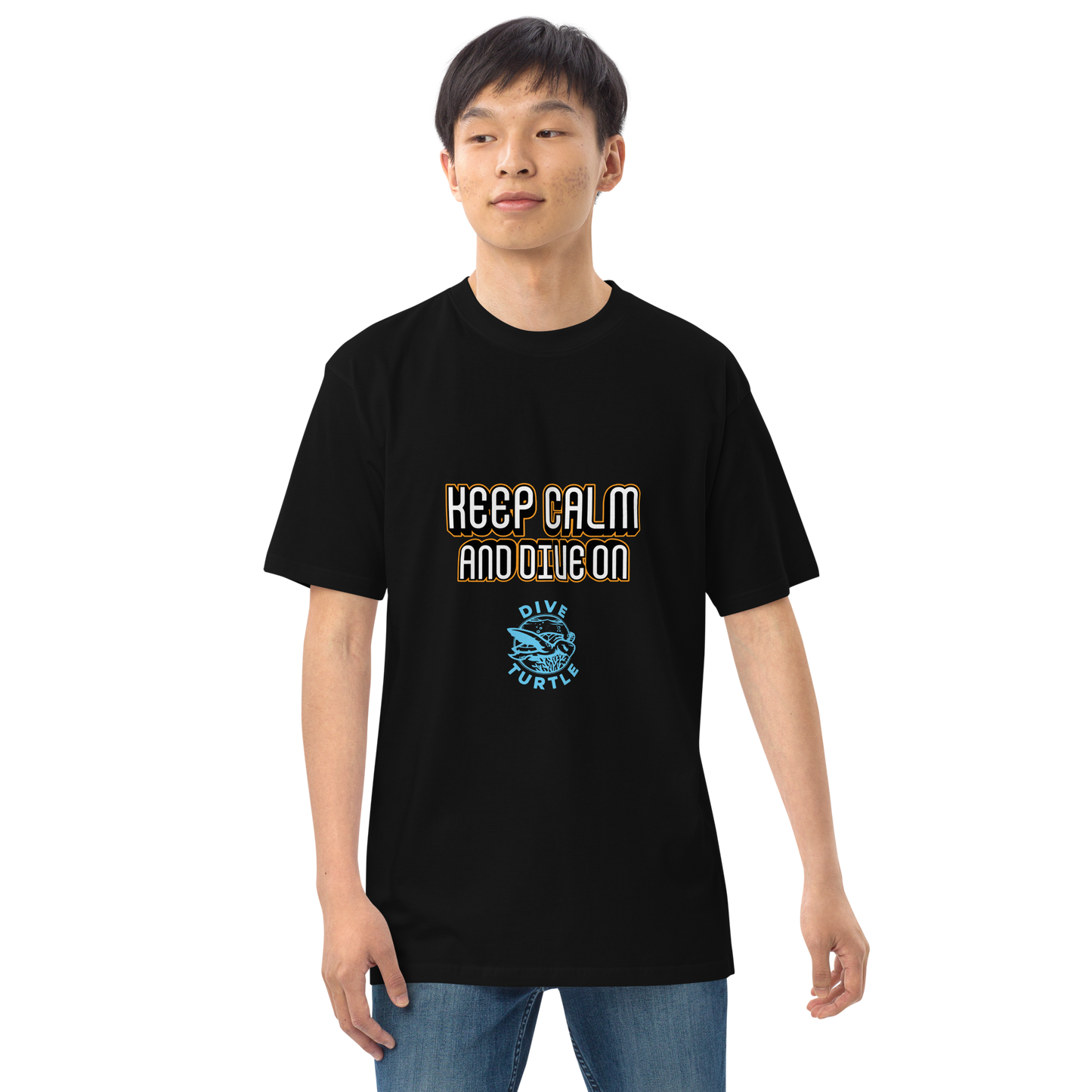 Men's Keep Calm and Dive On Tee