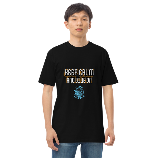 Men's Keep Calm and Dive On Tee