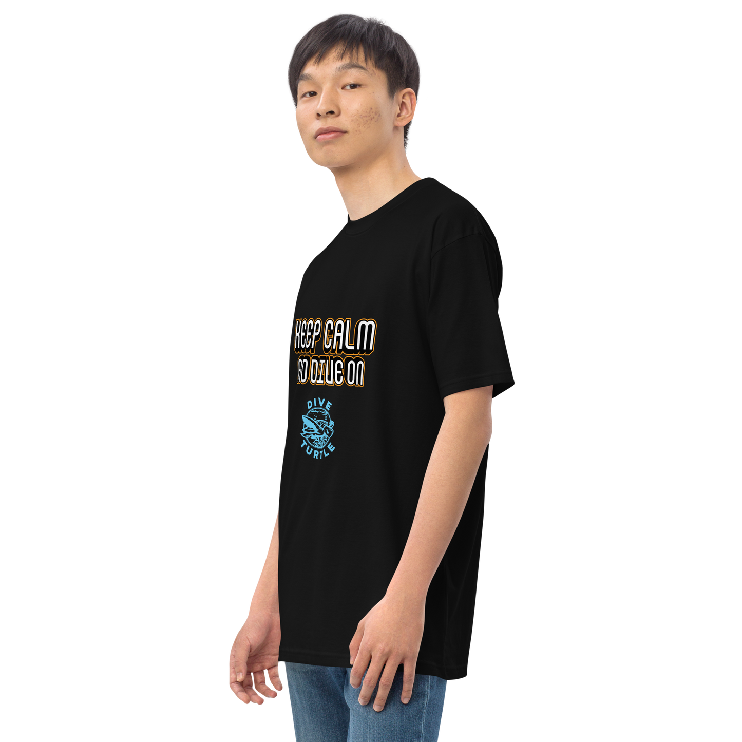 Men's Keep Calm and Dive On Tee