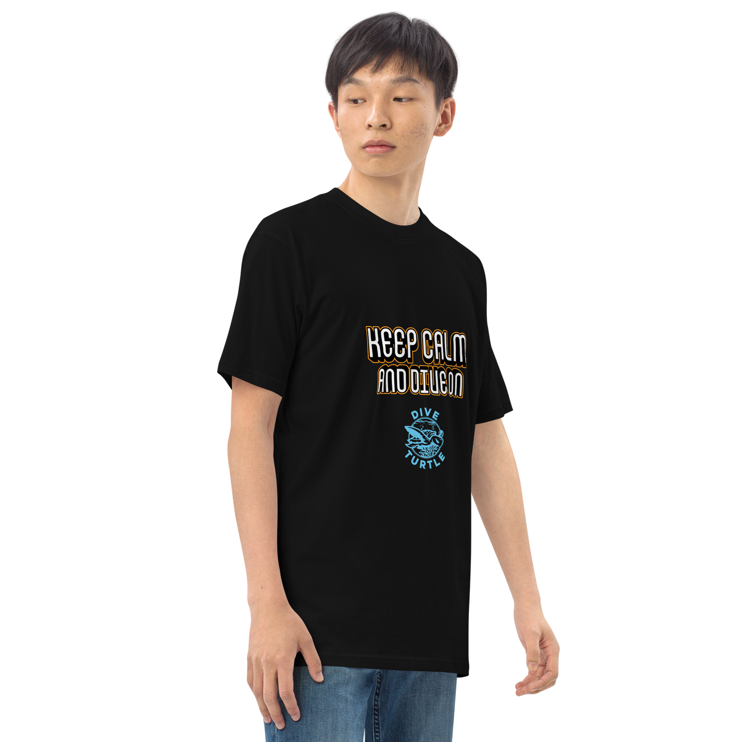 Men's Keep Calm and Dive On Tee