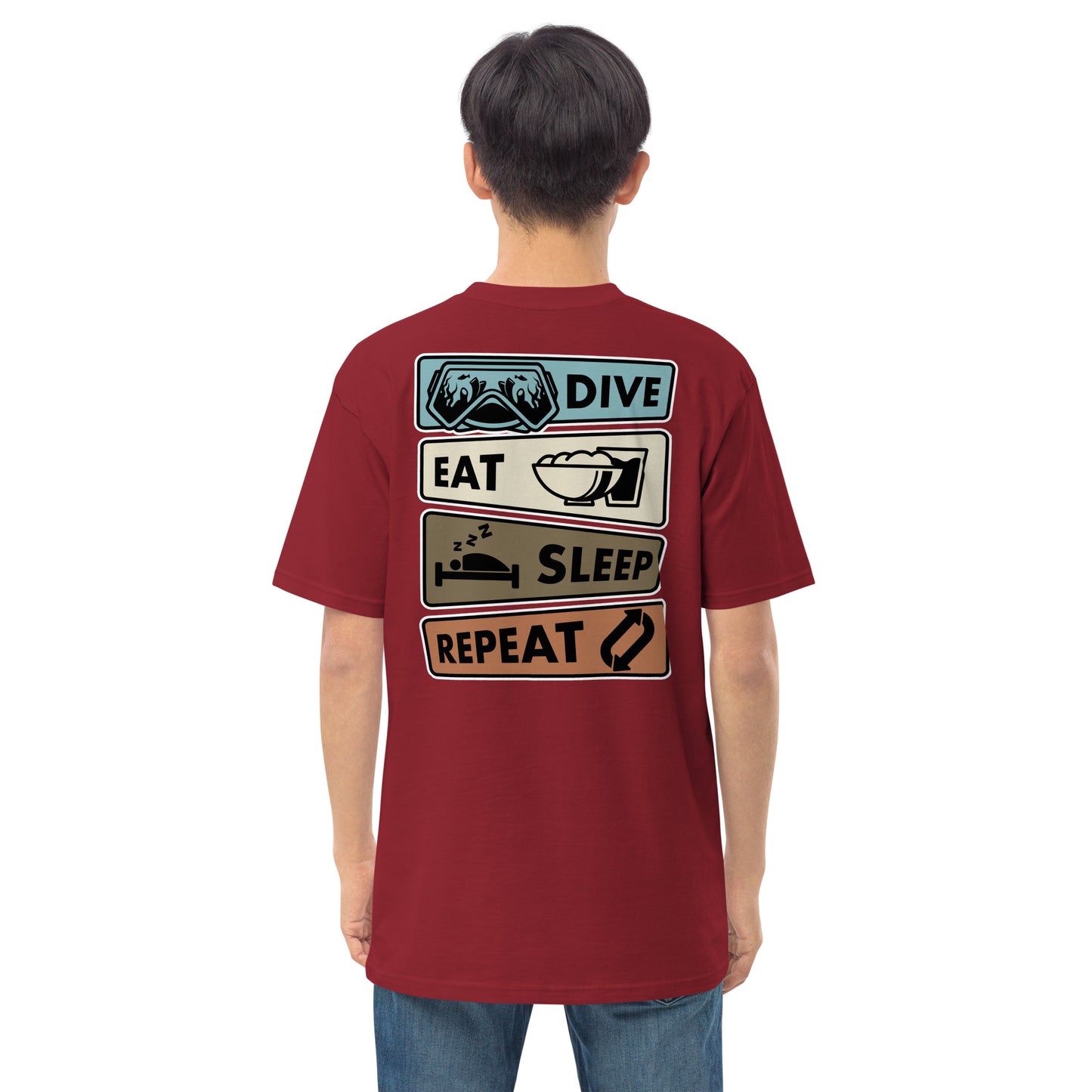 Men’s Dive, Eat, Sleep, Repeat Tee