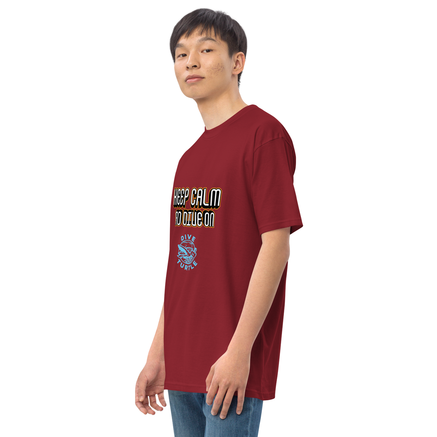 Men's Keep Calm and Dive On Tee