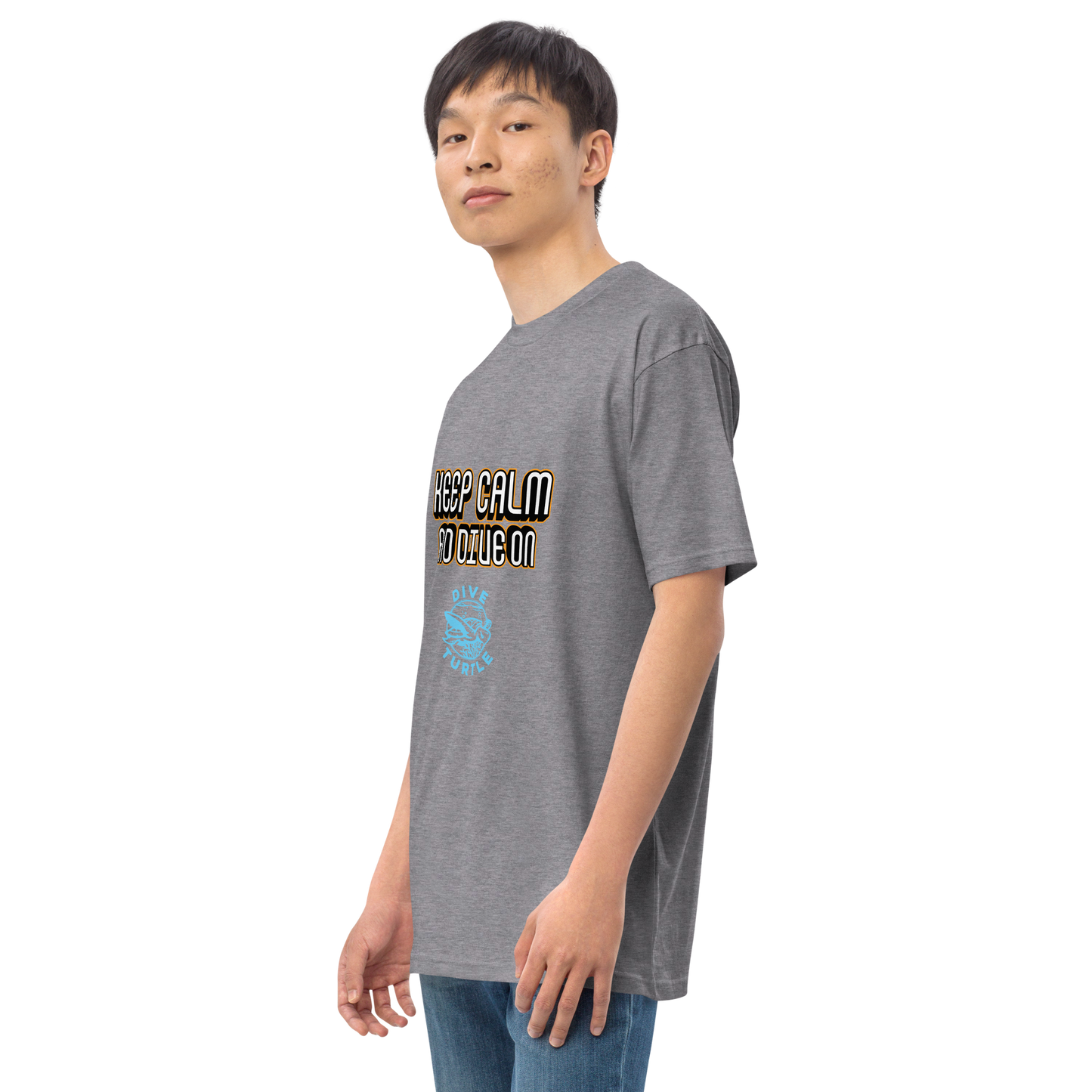 Men's Keep Calm and Dive On Tee