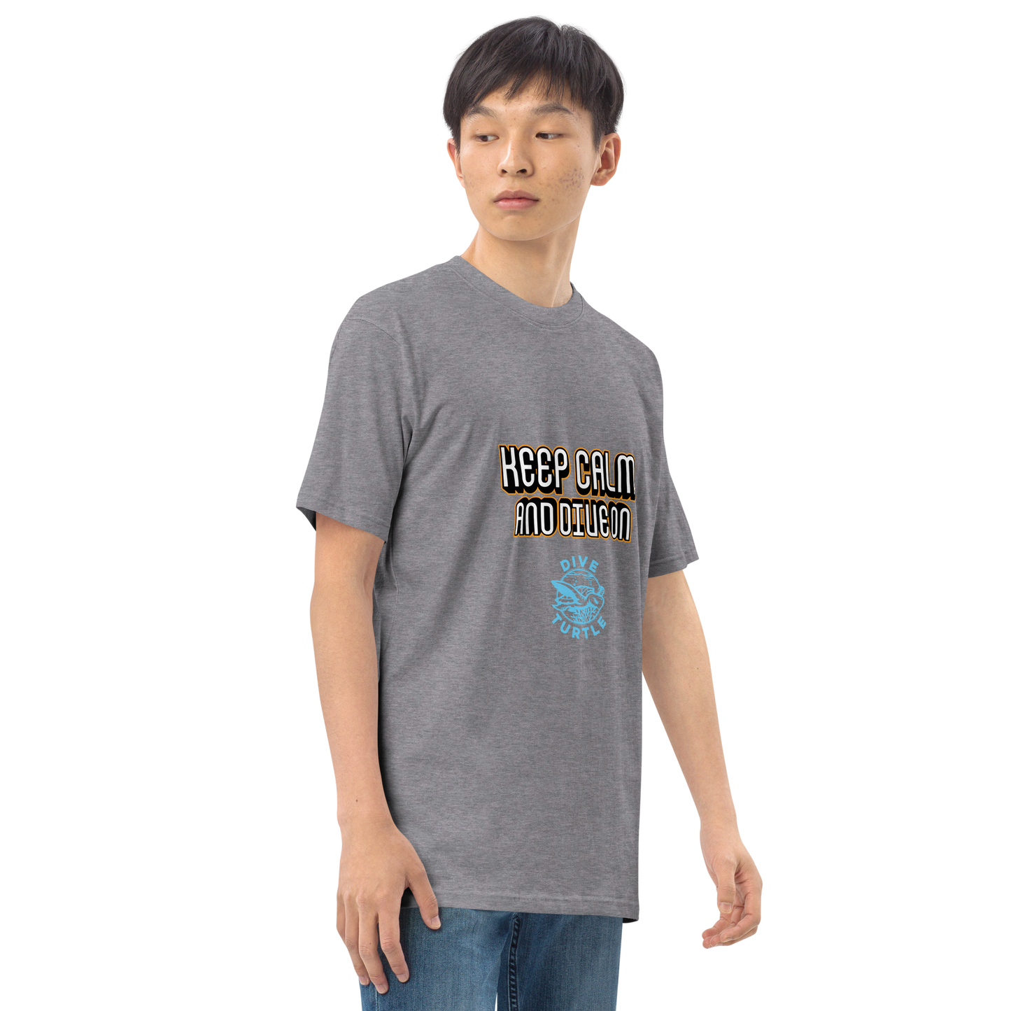 Men's Keep Calm and Dive On Tee