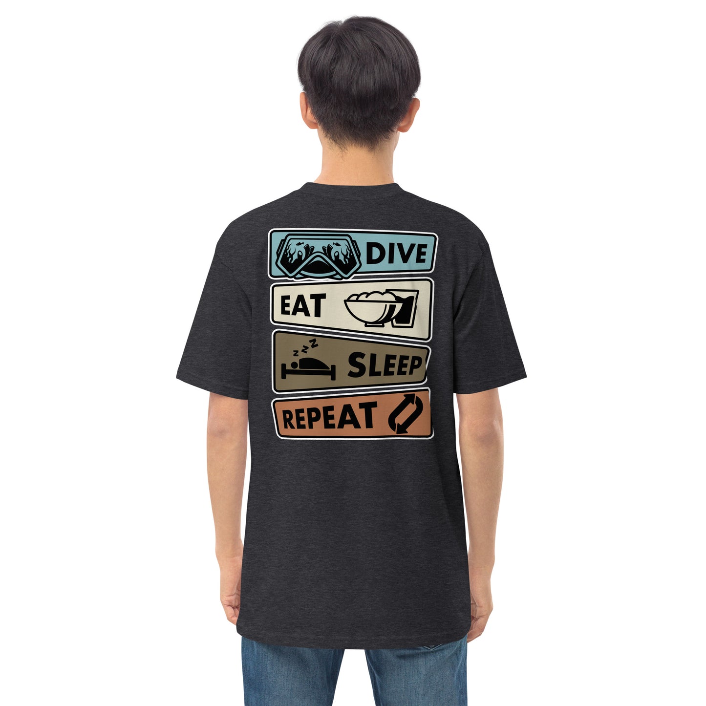 Men’s Dive, Eat, Sleep, Repeat Tee
