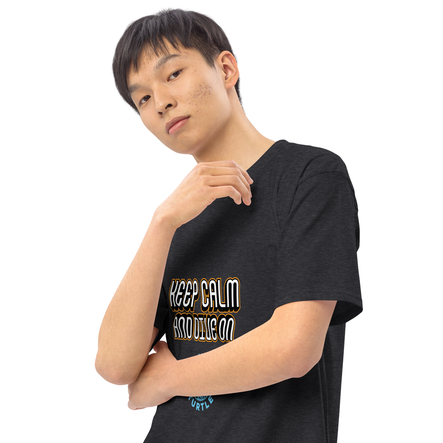 Men's Keep Calm and Dive On Tee