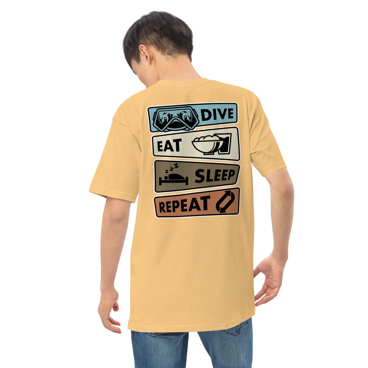Men’s Dive, Eat, Sleep, Repeat Tee