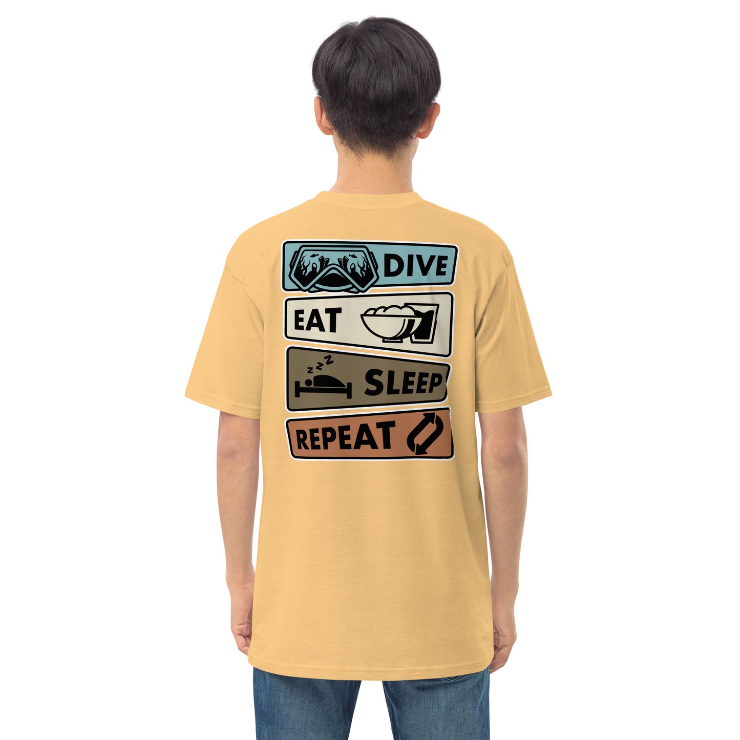 Men’s Dive, Eat, Sleep, Repeat Tee