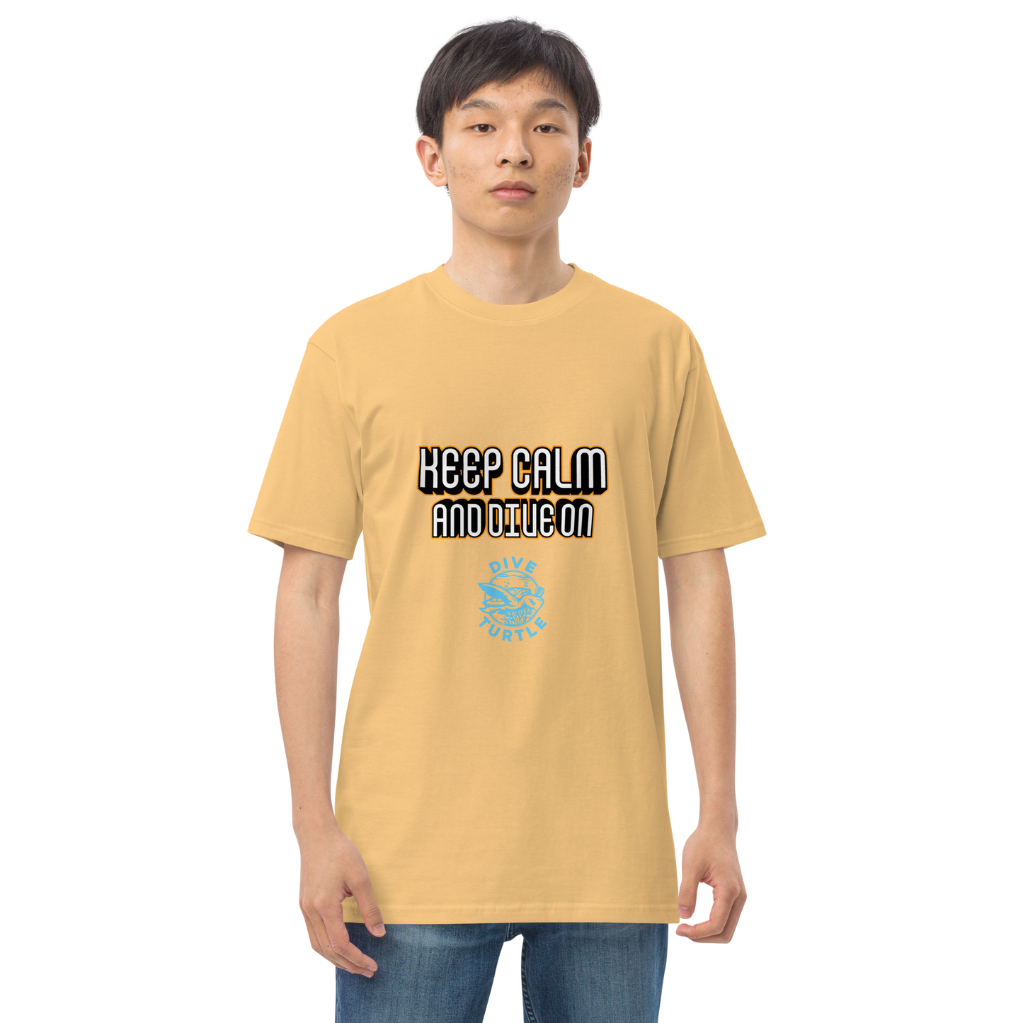 Men's Keep Calm and Dive On Tee