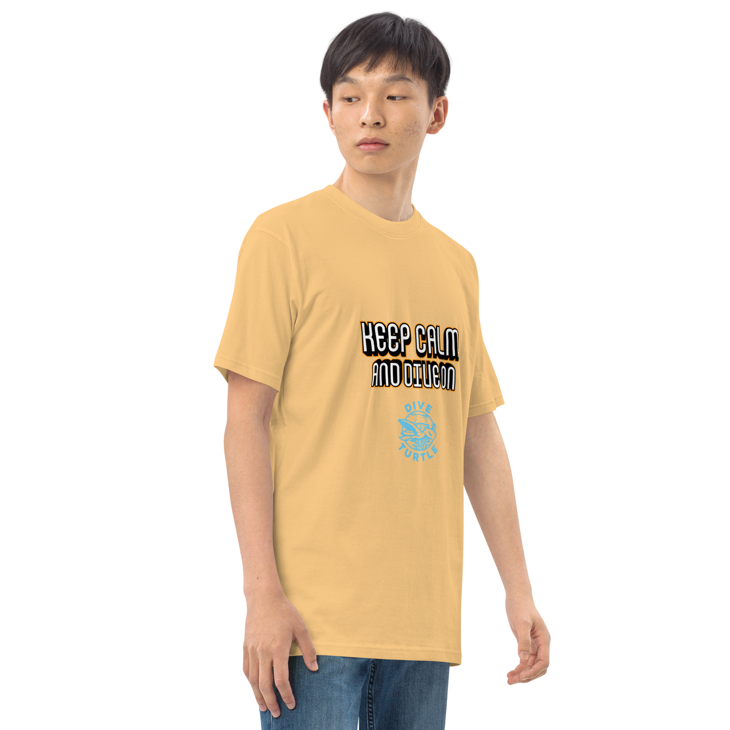 Men's Keep Calm and Dive On Tee