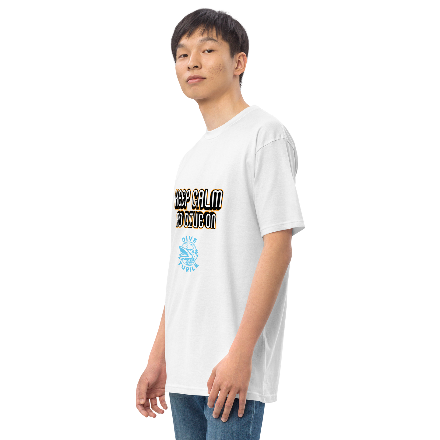 Men's Keep Calm and Dive On Tee