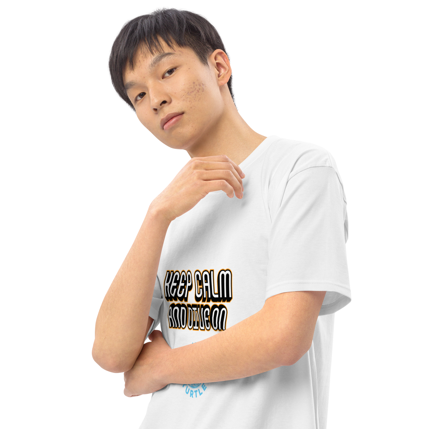 Men's Keep Calm and Dive On Tee