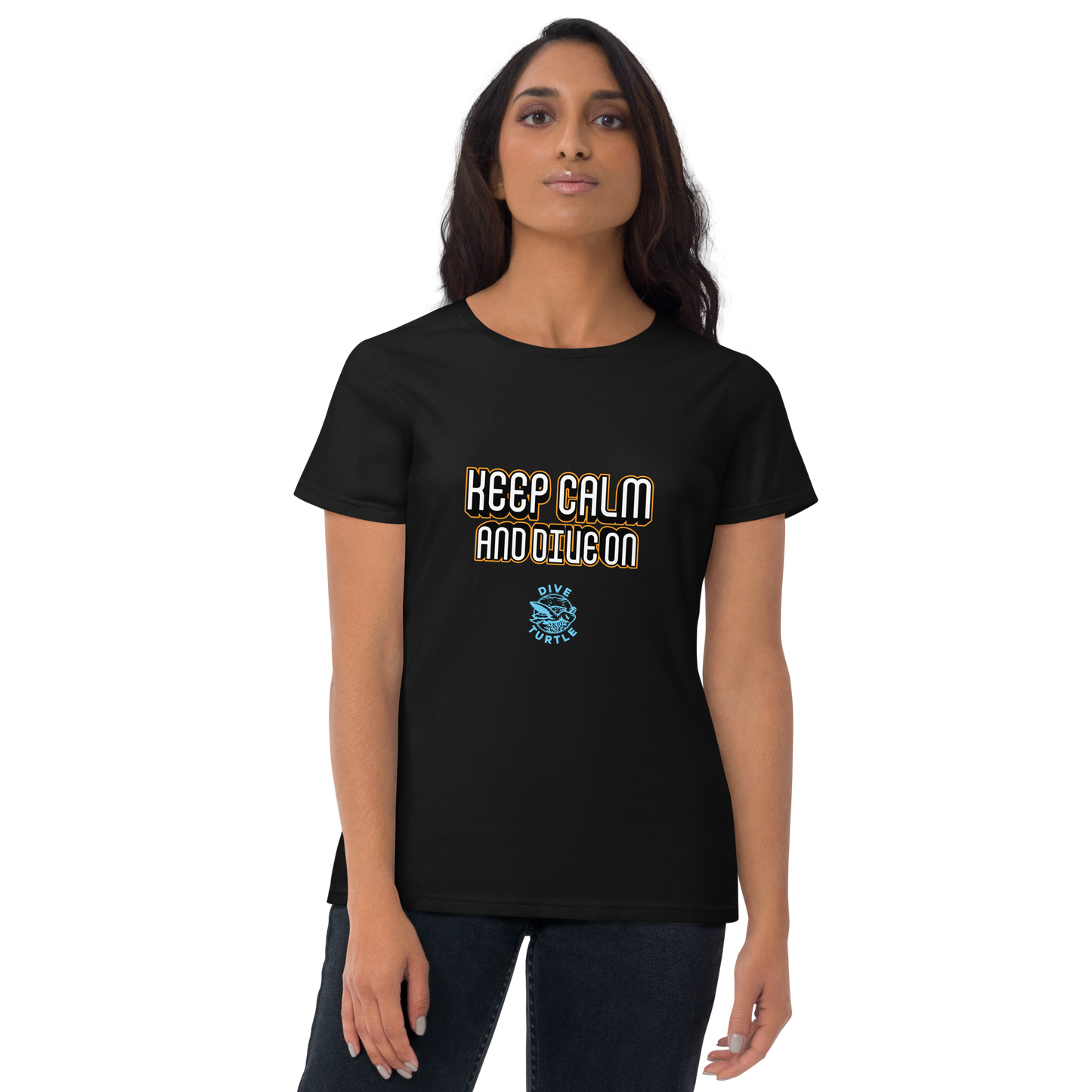 Women's Keep Calm and Dive On Tee