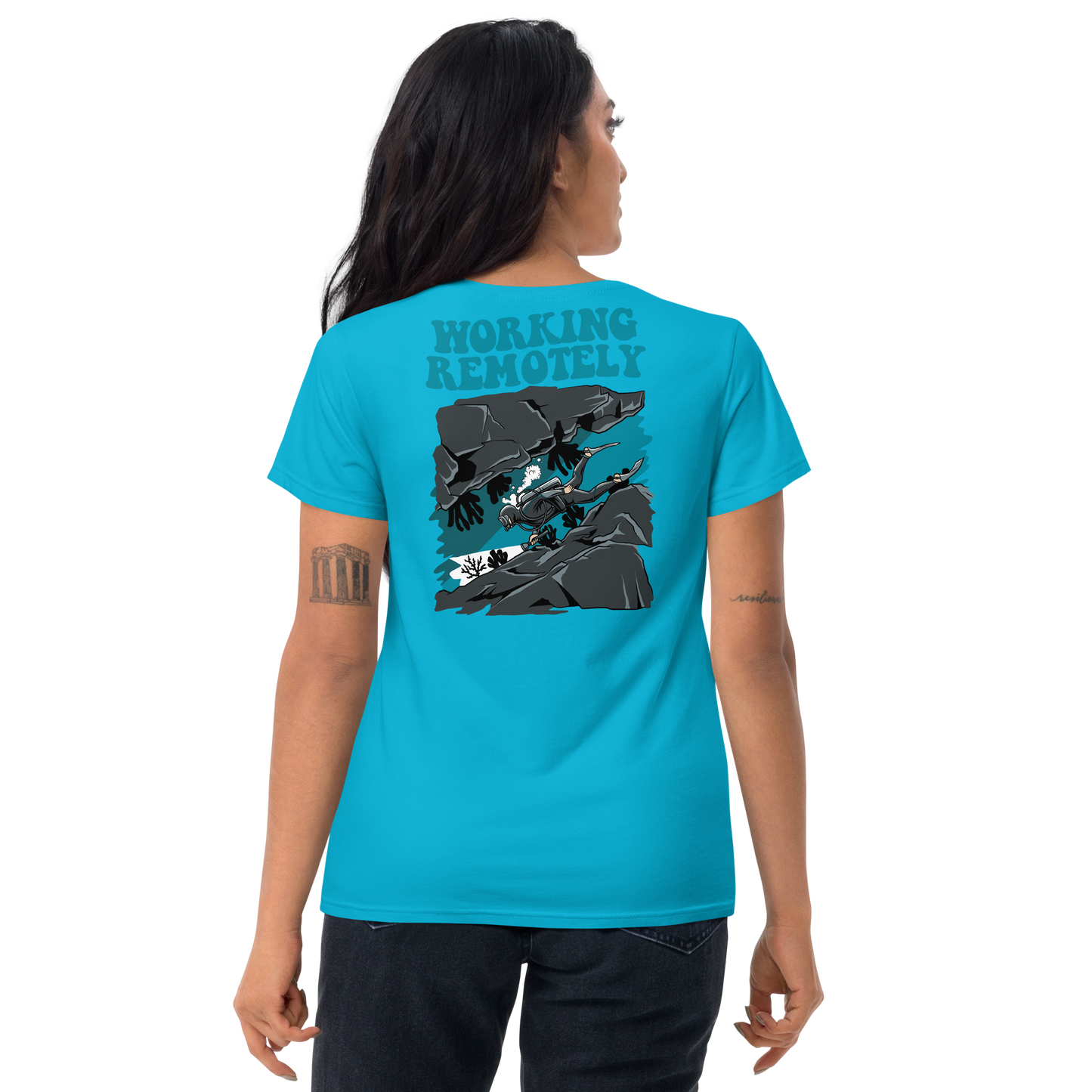 Women's Working Remotely Tee