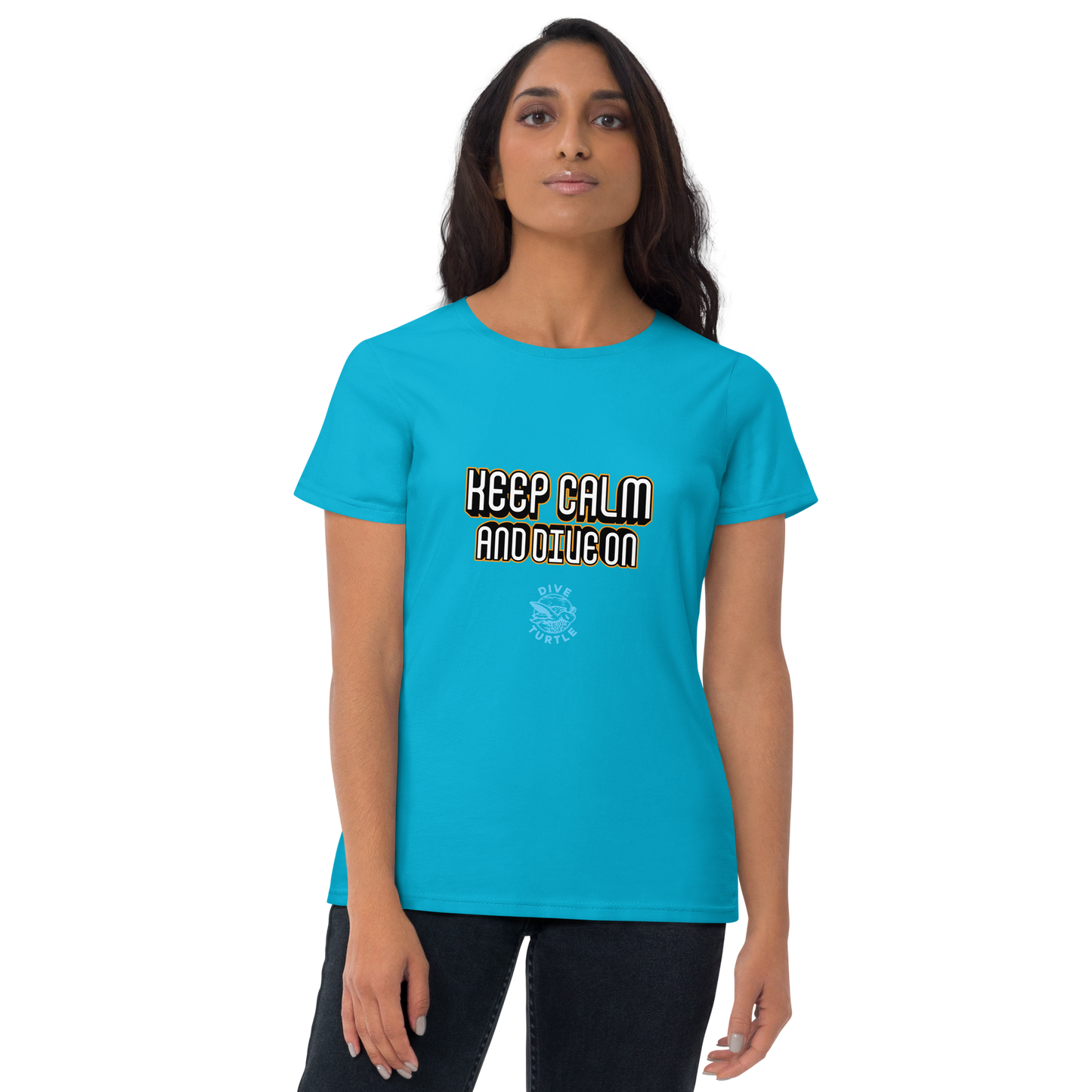 Women's Keep Calm and Dive On Tee
