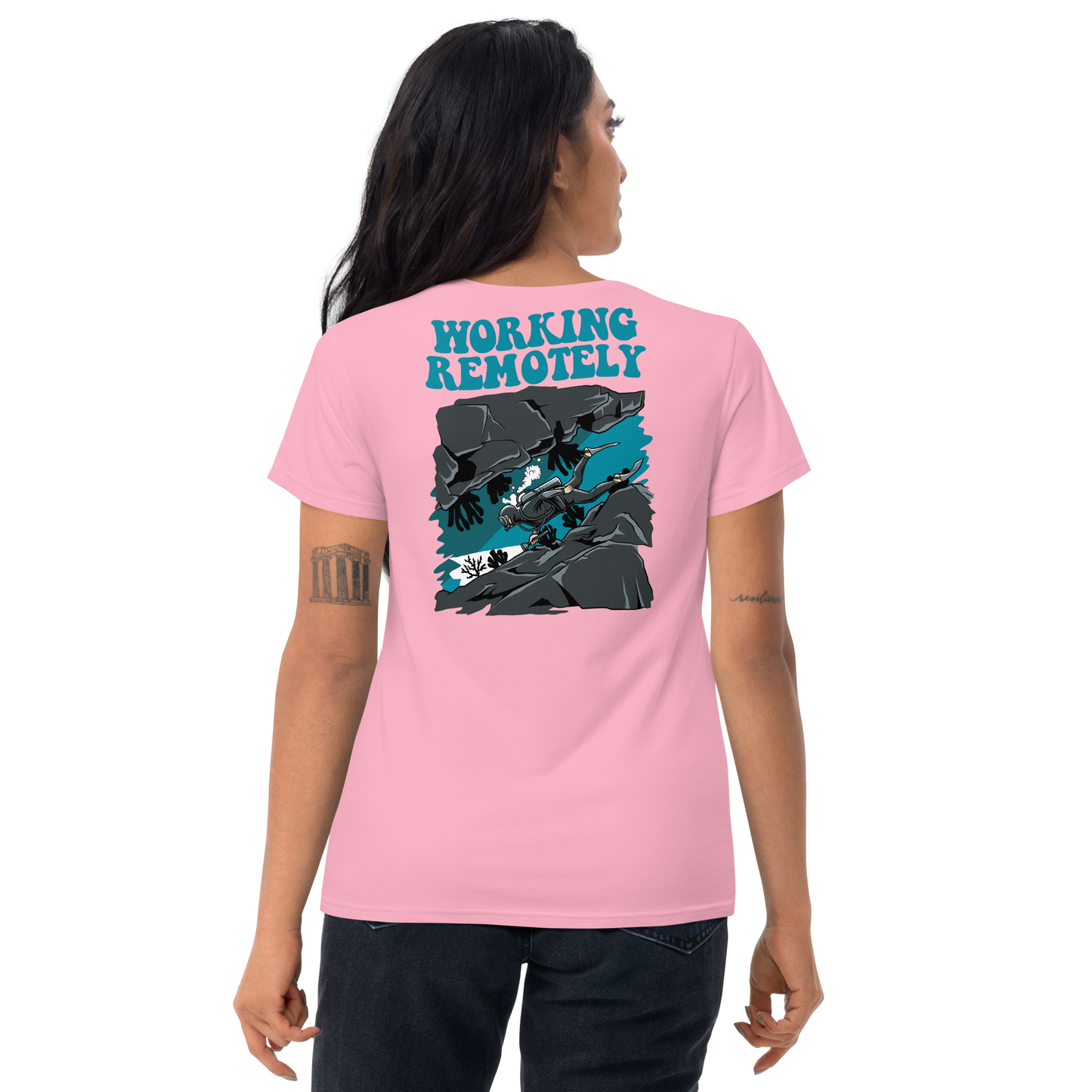Women's Working Remotely Tee