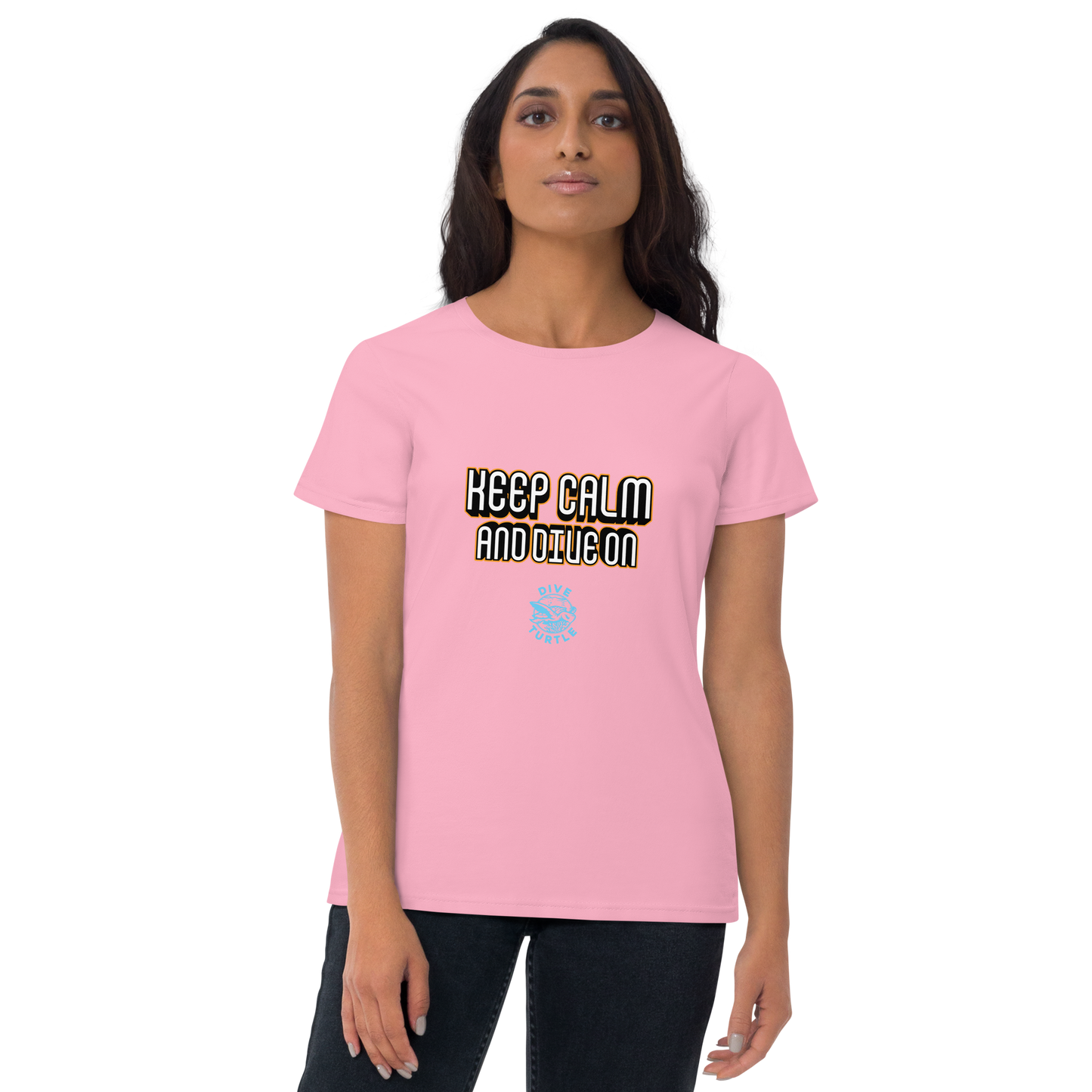 Women's Keep Calm and Dive On Tee