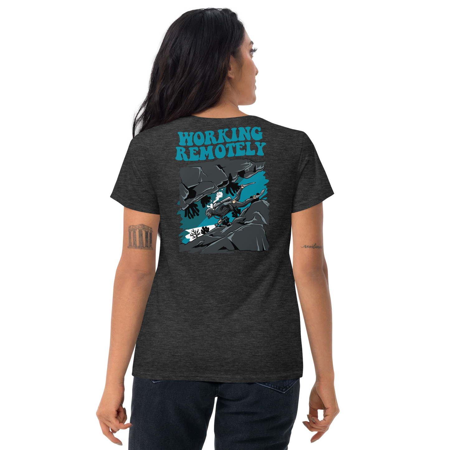 Women's Working Remotely Tee
