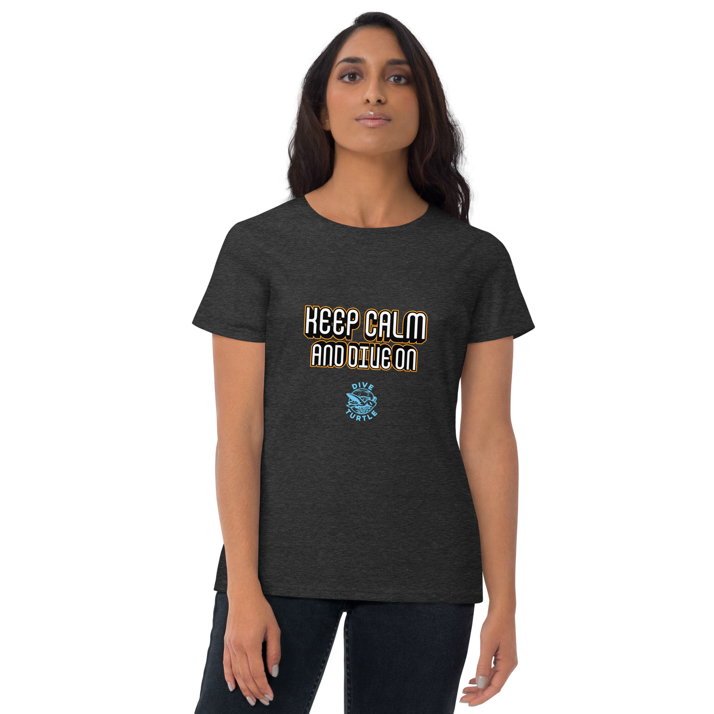 Women's Keep Calm and Dive On Tee