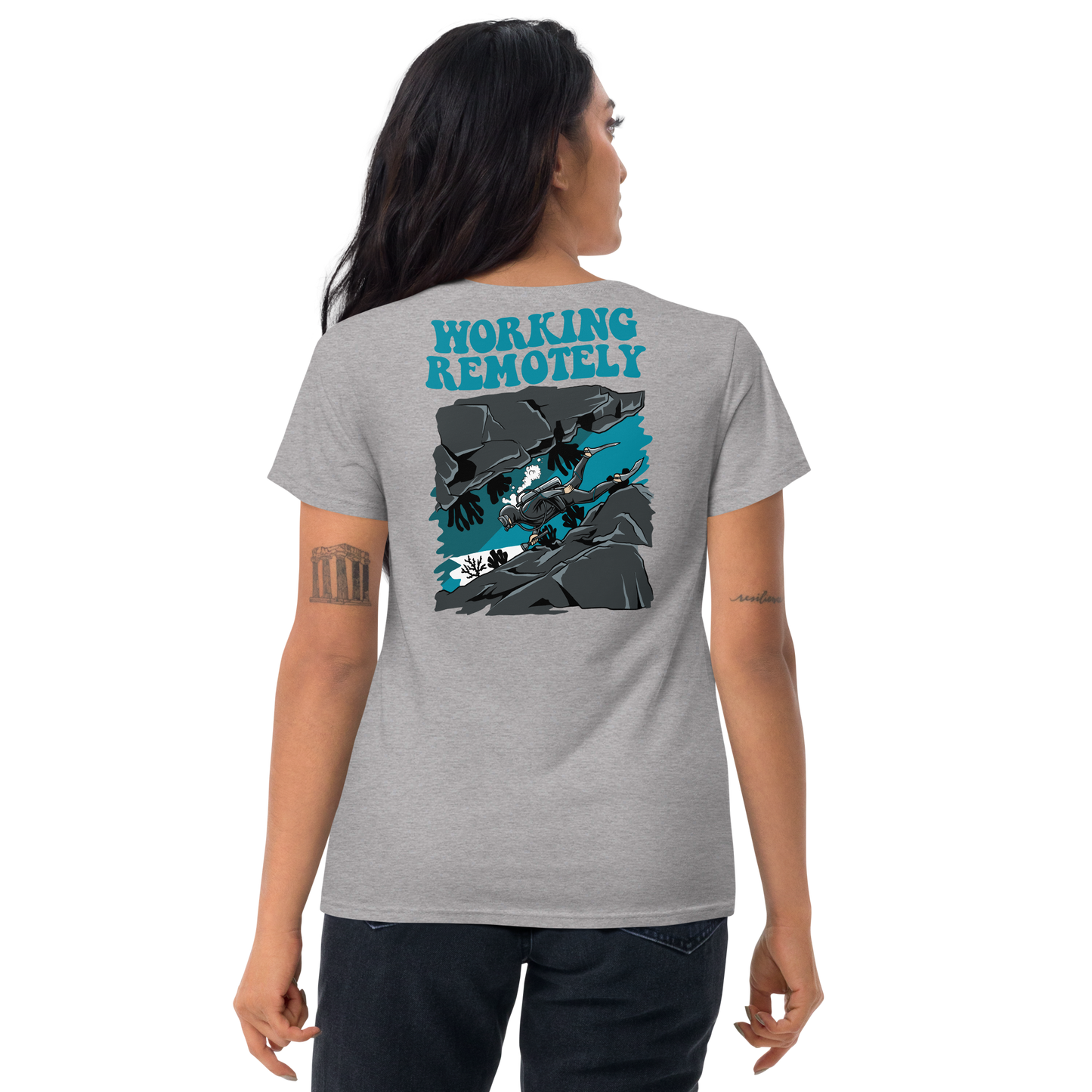 Women's Working Remotely Tee