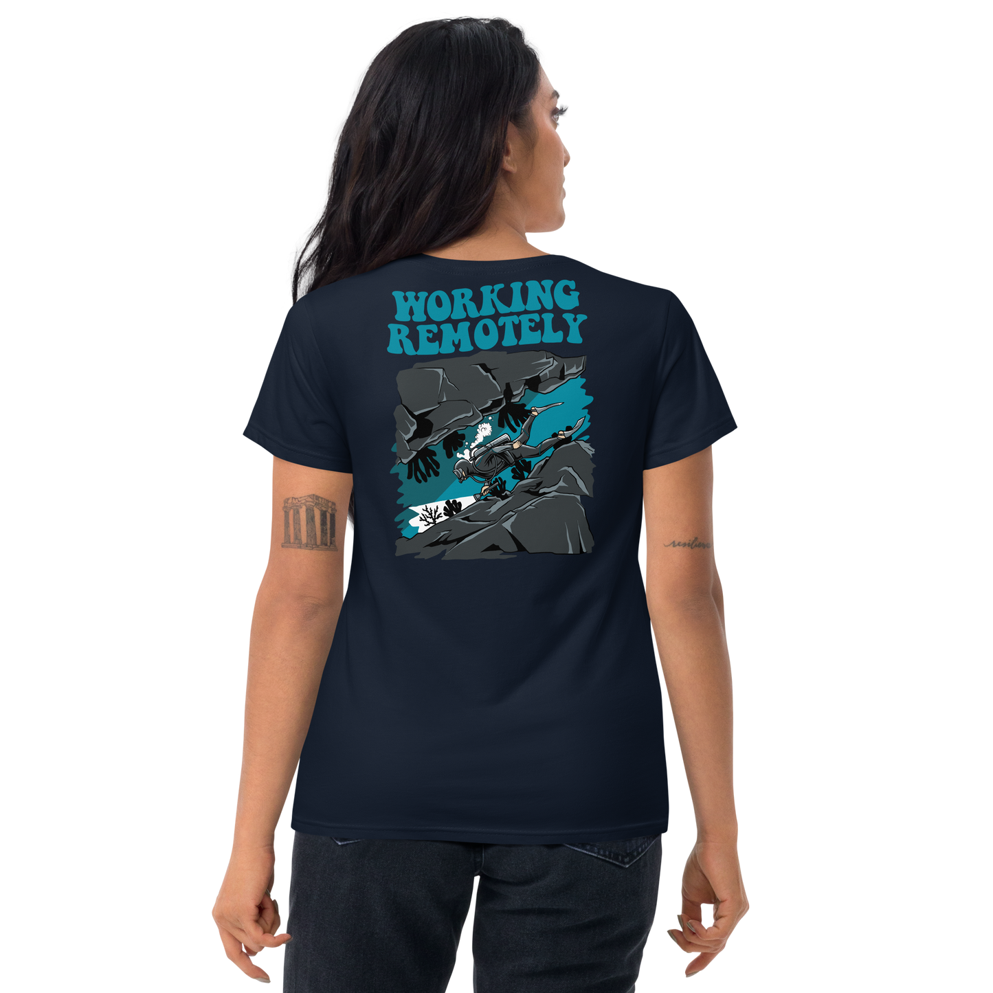 Women's Working Remotely Tee