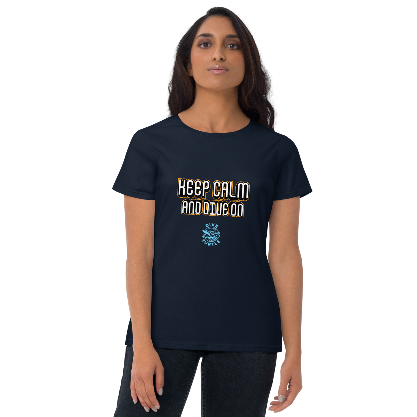 Women's Keep Calm and Dive On Tee