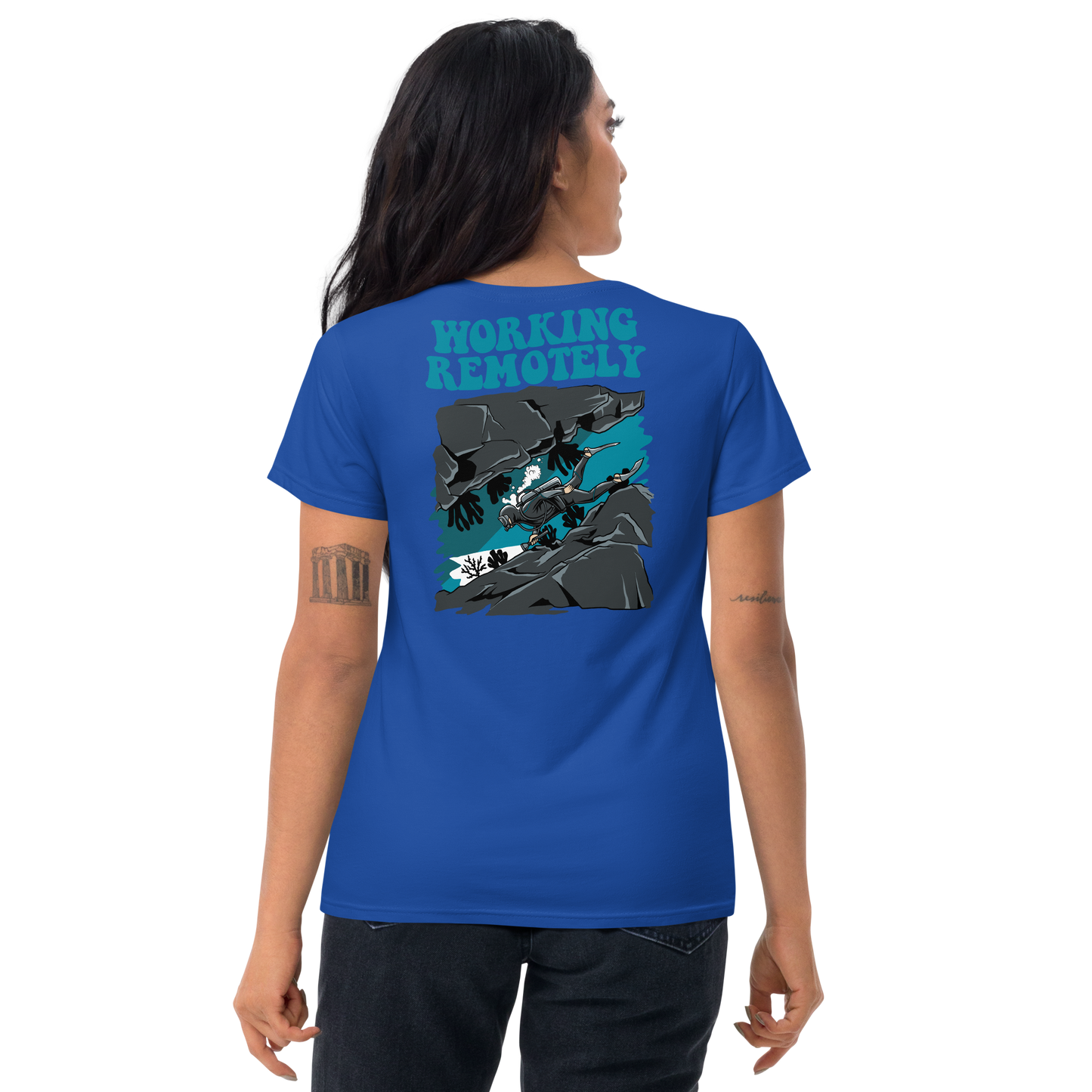 Women's Working Remotely Tee
