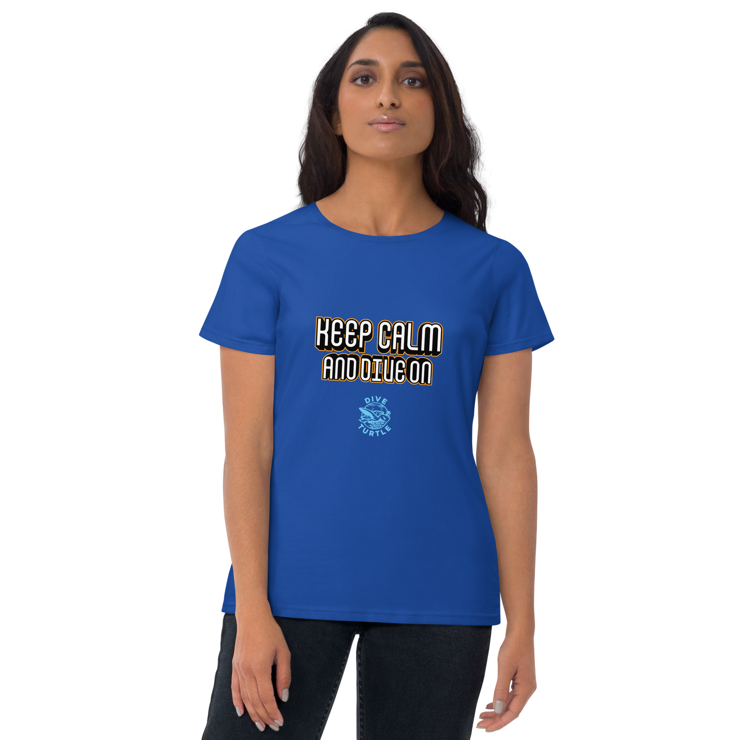 Women's Keep Calm and Dive On Tee