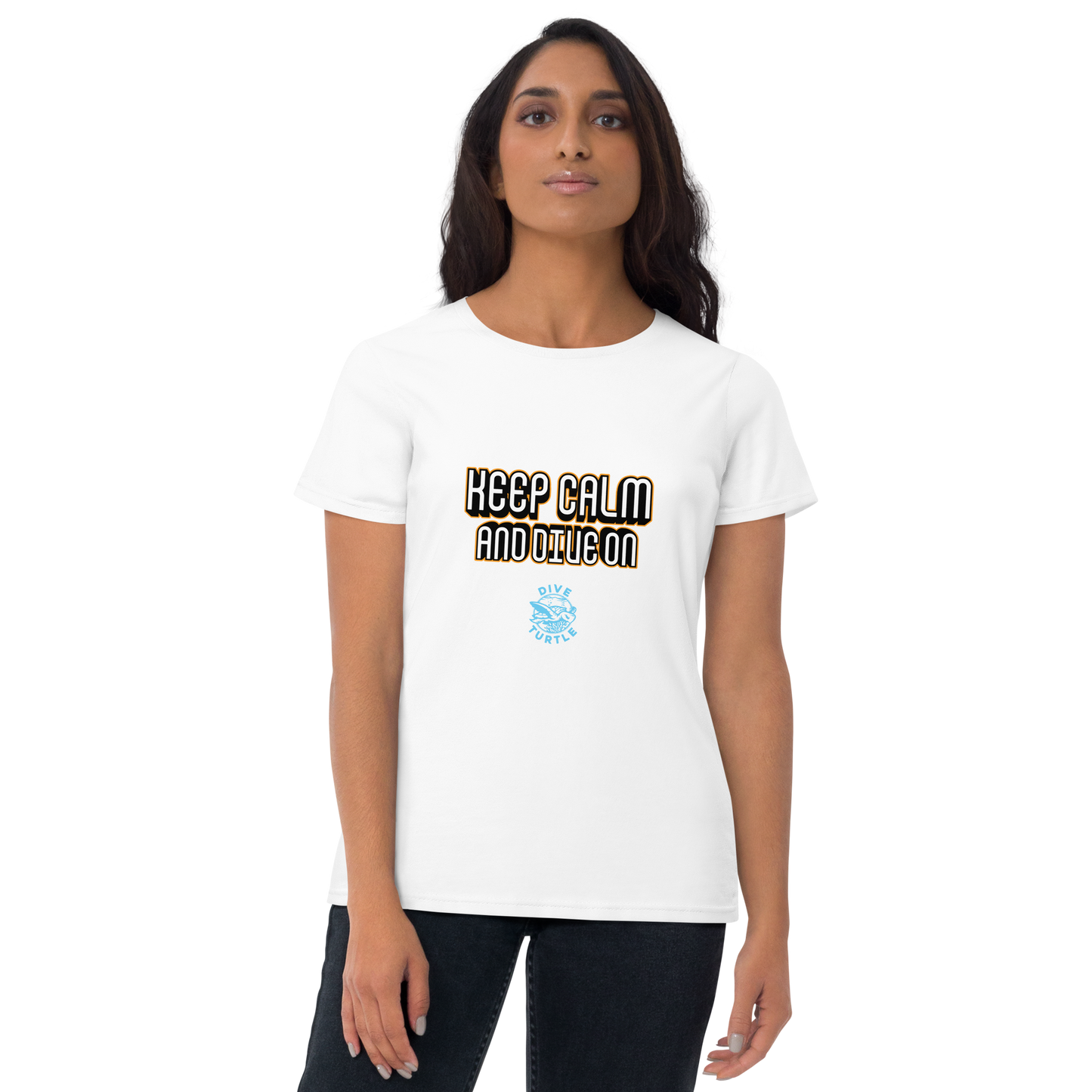 Women's Keep Calm and Dive On Tee