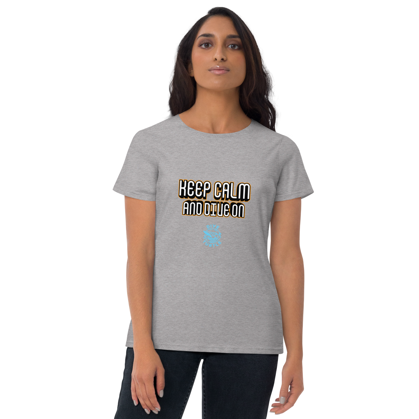 Women's Keep Calm and Dive On Tee